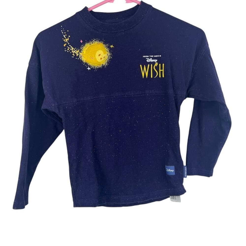 "I'm a star" Wish Blue  Disney spirit jersey size xs 100% cotton